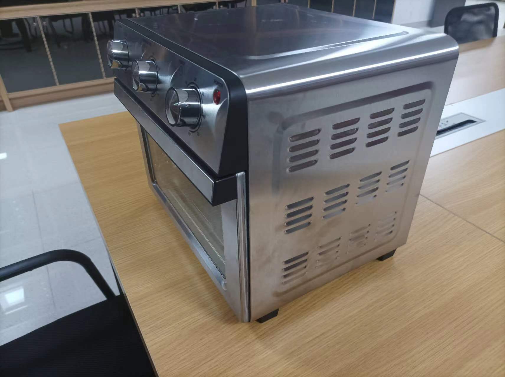 22L pantalla mecánica horno de aire fábrica personalizada freidora calentador multifuncional horno de freidora de aire doméstico image 5