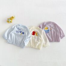 宝宝卡通空调衫2026新款夏季男童时尚印花薄款棒球服儿童透气外套