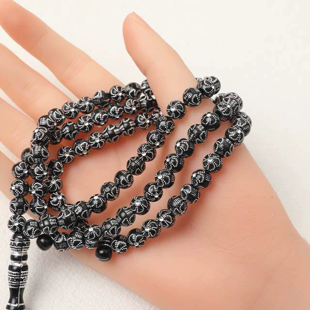 Classic acrylic rosary, Arabic bracelet, 99 pieces