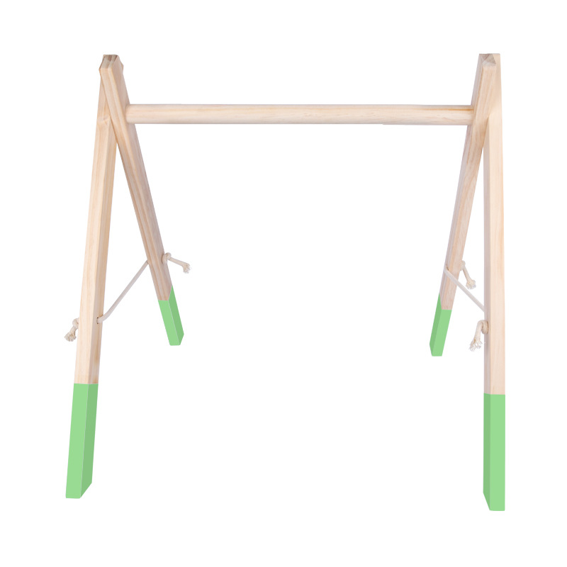 Diapositiva de madera interior swing escalada en roca combinación hogar pequeño juego paraíso Amazon Marco de escalada de madera maciza para niños
