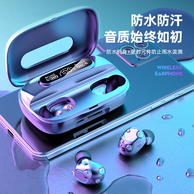 M9 cross-border new wireless bluetooth headset TWS in-ear long endurance high sound quality Huaqiangbei headset wholesale M9 cross-border new wireless bluetooth headset TWS in-ear long endurance high sound quality Huaqiangbei headset wholesale