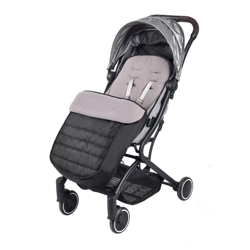 Saco de dormir para cochecito de bebé, cubierta cálida para pies, protector contra el viento grueso, protector contra el viento, almohadilla de algodón, cojín de invierno