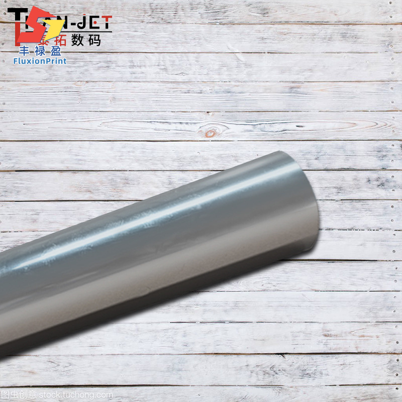 烫银膜 烫银水晶标银色离型膜清晰高反光耐水