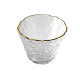 Factory direct creative Japanese-style gold tasting cup glass traditional craft kung fu tea set Wholesale