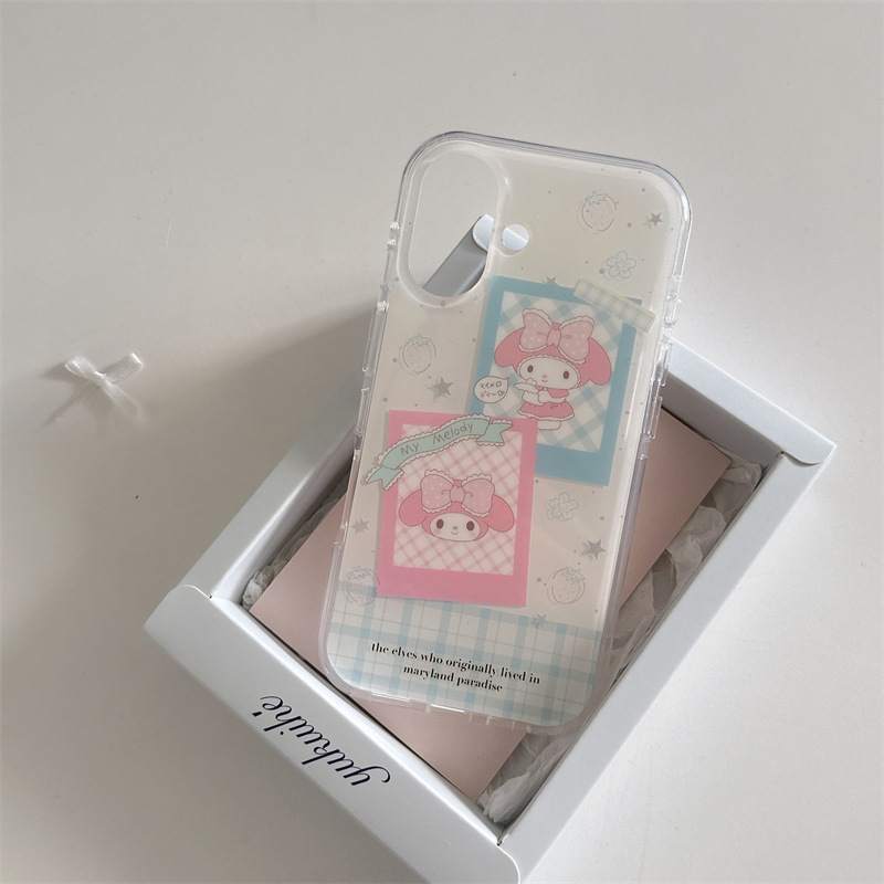 可爱彩色星星Kitty美乐蒂适用iPhone16苹果15ProMax/14手机壳13|undefined