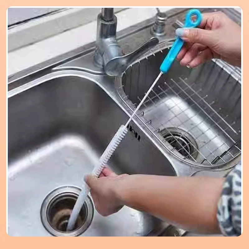 ◍71CM Flexible Pipe Cleaning Brush Sewer Dredge Sink Pool Dredge Brush Drainage Pipe Cleaning