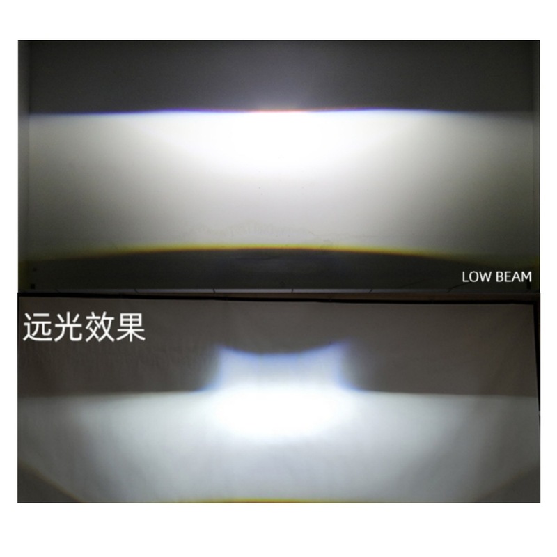 LED ダブルレンズ 1.5 インチ 35 ワットモジュールハイビームとロービーム超高輝度車 4 目オートバイ修正されたヘッドライト|undefined
