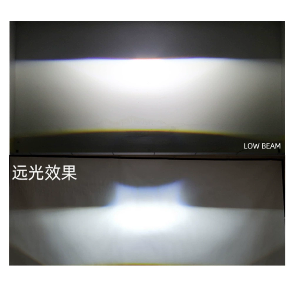 LED bifocal lens 1.5 module high beam 55W low beam 45W super bright car and motorcycle modified headlights