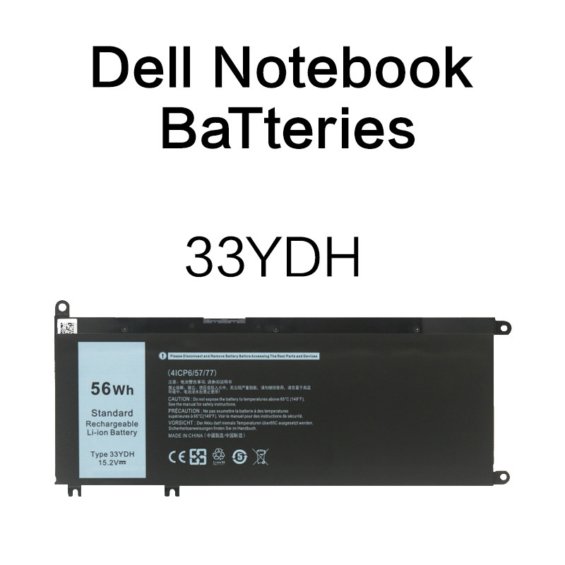 Suitable for Dell Notebook Inspiron G3/G5/G7 7353 7778 7779 Notebook Battery 33Ydh Suitable for Dell Notebook Inspiron G3/G5/G7 7353 7778 7779 Notebook Battery 33Ydh