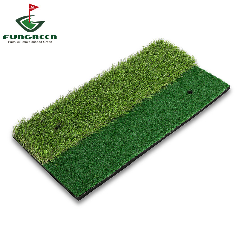 FUNGREEN 30*60cm 双草长短草打击垫 golf迷你球垫 高尔夫练习垫|ms