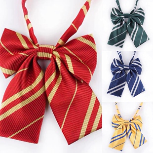 Harry Potter bow tie JK female Gryffindor Slytherin hogworth snake court collar flower