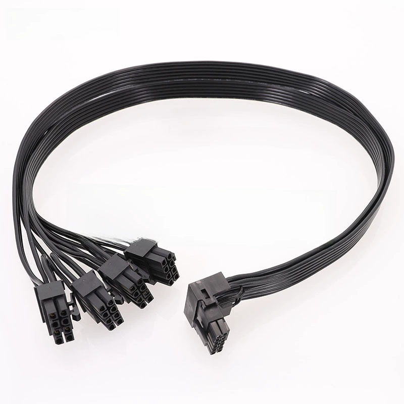 SQ 4x8-штекер до 16-пин PCIe 5.0 12VHPWR RTX4090 локоть кабель, 40-80см, 16/18AWG