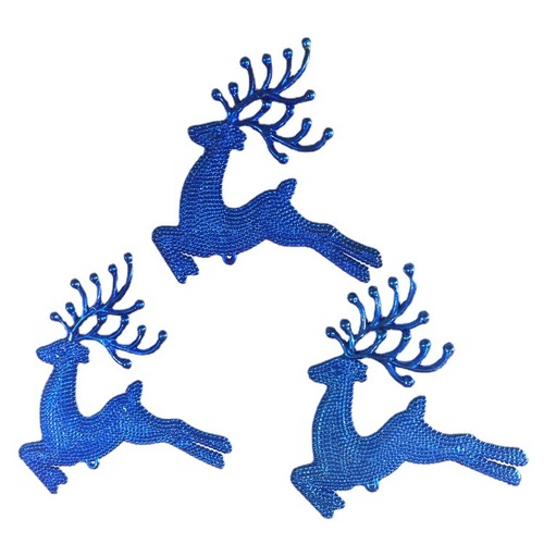 圣诞树装饰品 小鹿 麋鹿 珠鹿 配件 铃铛挂件多规格选择 跨境专供
