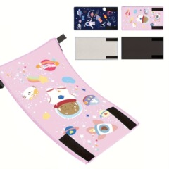 ポータブル子供飞行机フットペダル子供飞行机ハンモック子供旅行飞行机シートエクステンダー