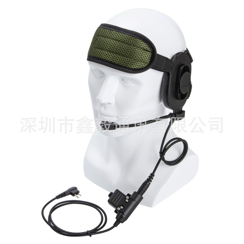 U94 PTT + HD01 black unilateral headset for MOTO GP88 and other models walkie-talkie
