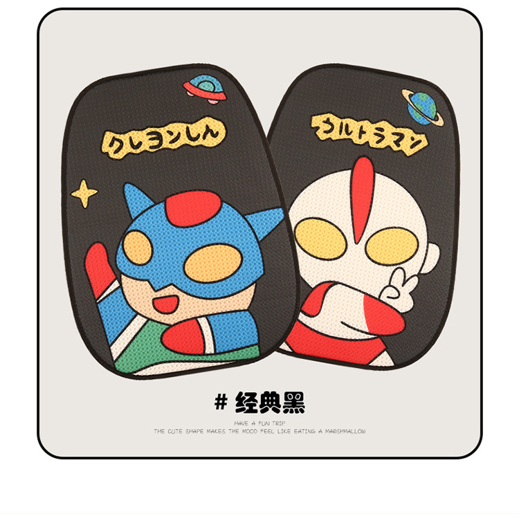 Cartoon car seat cushion four seasons universal half-pack seat cover cute ladies car three-piece rear single-piece seat cushion