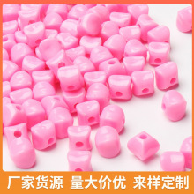 亚克力DIY串珠纸巾盒实色四角珠串珠材料批发 手机链