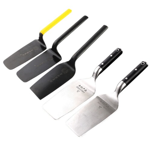 One-piece brick trowel for bricklaying and wall construction, stainless steel curved handle tile trowel, manufacturer of small shovels, thickened mud trowel