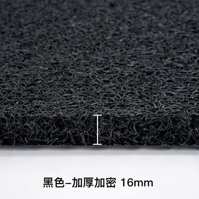 Bottom Pvc Thickeneded Silk Circle | Avtomobil döşəmə paspasları - black-thickened-encryption-16mm-4060cm