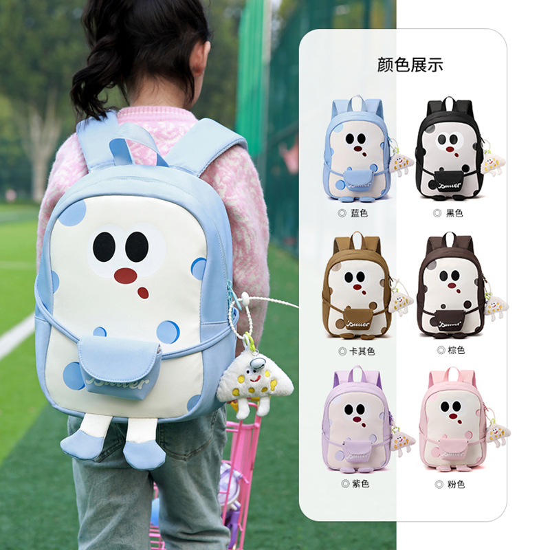 Mochila infantil transfronteriza 2025 nueva caricatura lindas niñas mochila de jardín de infantes para niños de clase media y grande mochila ligera