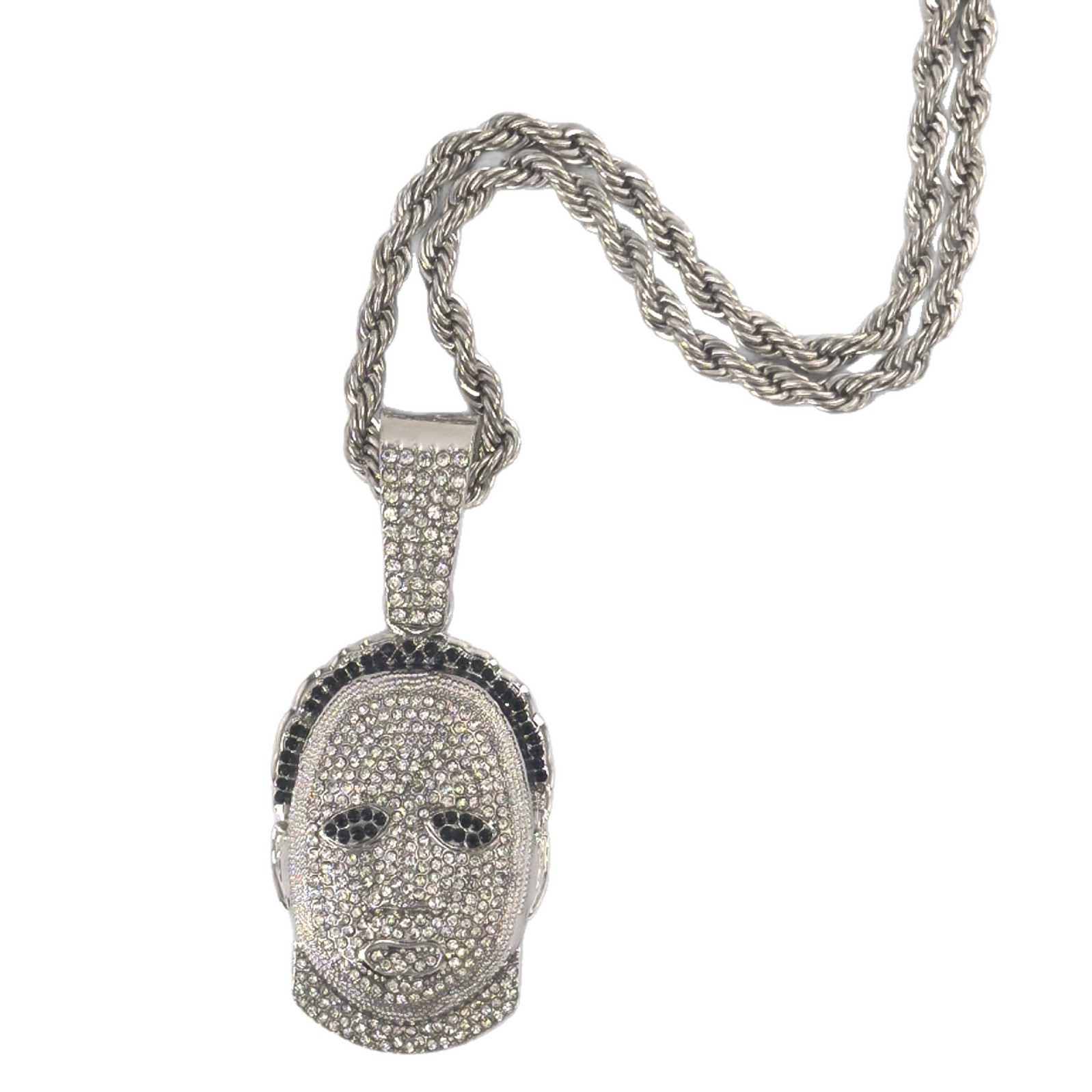 Plata con cadena de torsión de 5 mm (22inch)