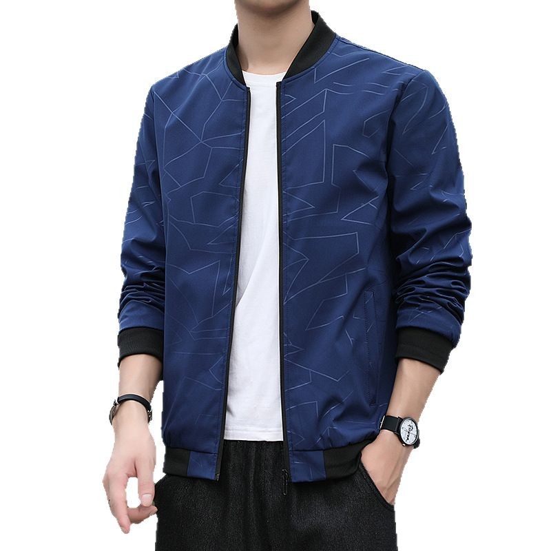 Chaqueta de primavera y otoño para hombre, estilo moderno, novedad 2023, chaqueta fina versátil, informal, talla grande image 6