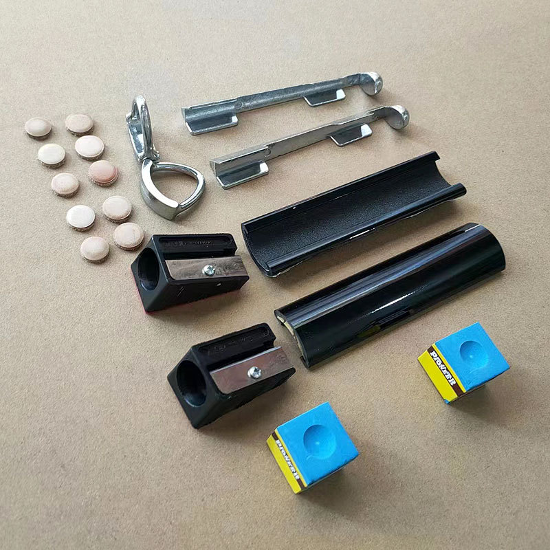 Billar Cue grupo de reparación de la cabeza de cuero herramienta de reparación traje de Billar Cue accesorios kit de suministros de billar