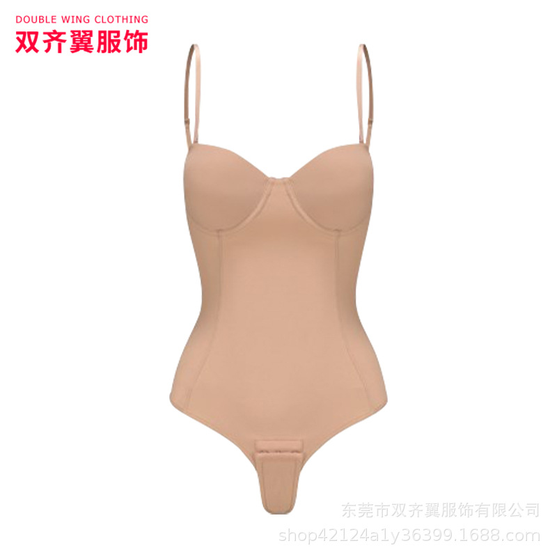 T-shirts unidos con correa de hombro desmontable, cintura cerrada