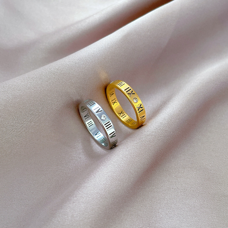 Minimalist Titanium Steel Jumping Ring For Men And Women, Simple_voghion.com