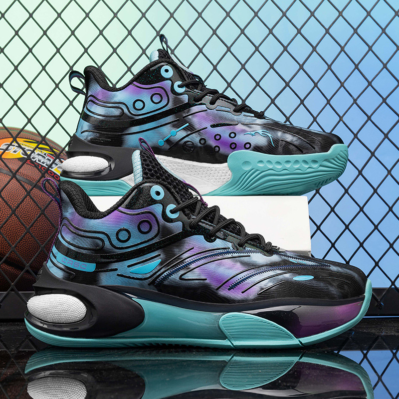 2024 verano nuevo suela gruesa resistente al desgaste zapatos de baloncesto casuales zapatos deportivos de baloncesto para hombres