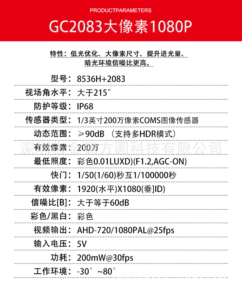 360 Panoramic Imaging System Blind Spot Right Side Ahd Starlight Night Vision Car Camera Sony 662 Wide Dynamic Wdr