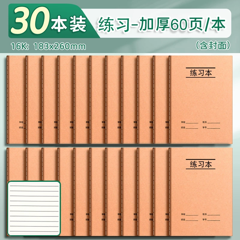 Book for students, 400 cells, increased thickness, English