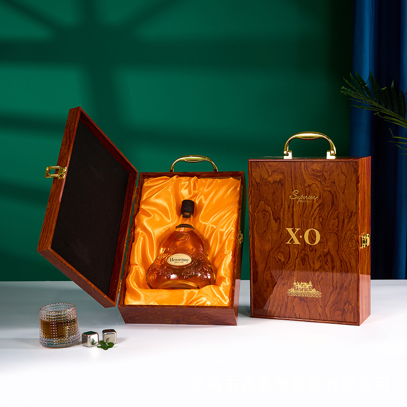 High-end XO liquor box wholesale Hennessy liquor packaging box pomegranate wine gift box Tiger King wine health wine box