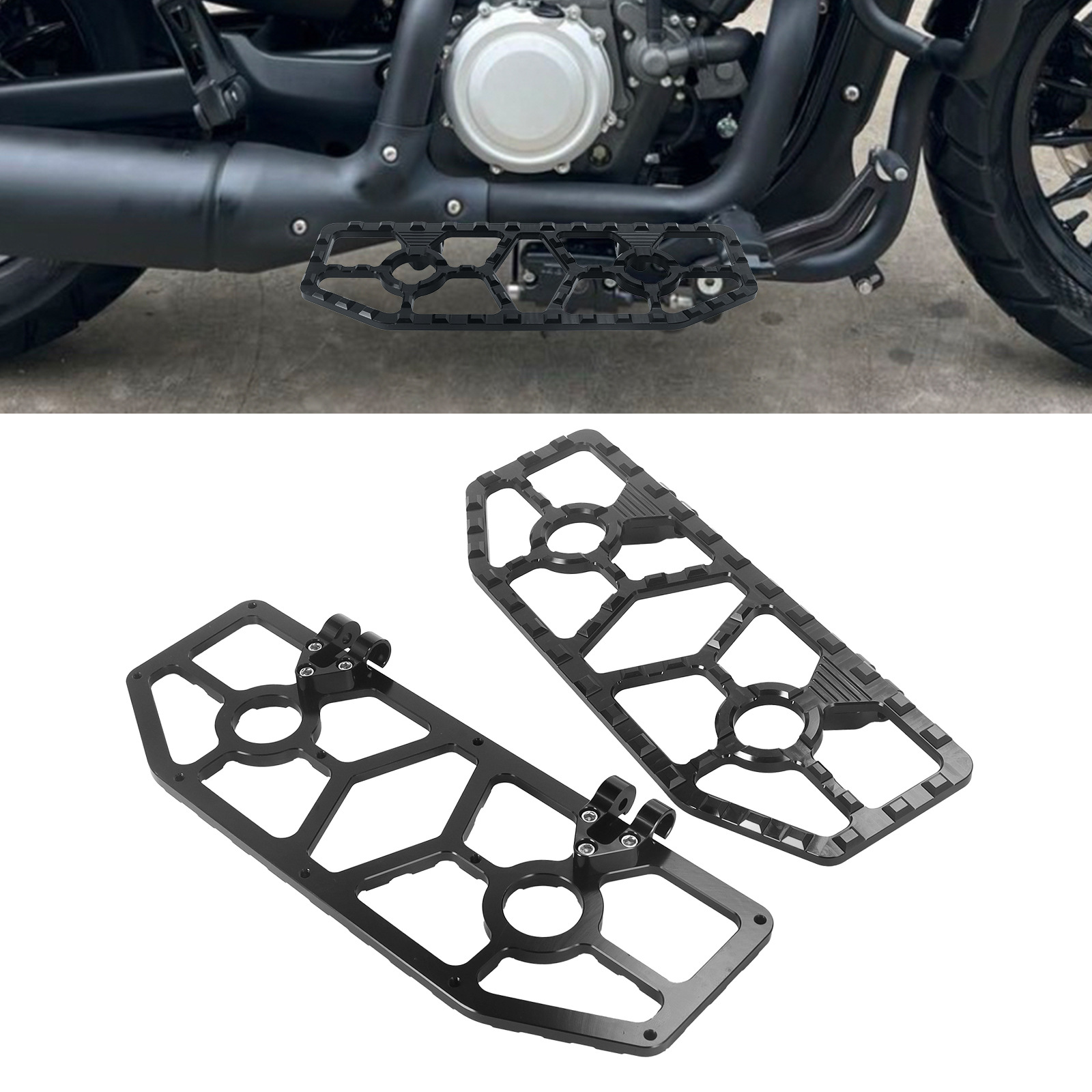 Suitable for Harley Big Glide Road Big Glide Modified Driver Passenger Big Pedal 1986-2023