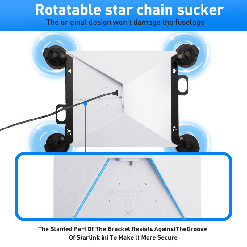 For Mini Devices, Car Suction Cup Mount, Star Mini Car Roof, Sunroof, Front Window, Rear Window Glass Suction Cup Mount