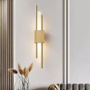 Casual Modern Long Wall Lamp Living Room Background Wall Lamp Led Decorative Lamp Net Red Bedroom Bedside Lamp