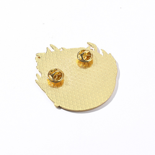 Cross-border Demon Slayer Brooch Butterfly Nezuko Tanjiro Character Brooch Metal Oil Drop Badge