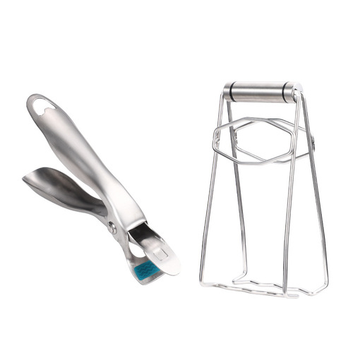 Cross-border special supply of 304 thickened and anti-scalding plate clamps for household ceramic bowl clamps kitchen insulated plate clamps