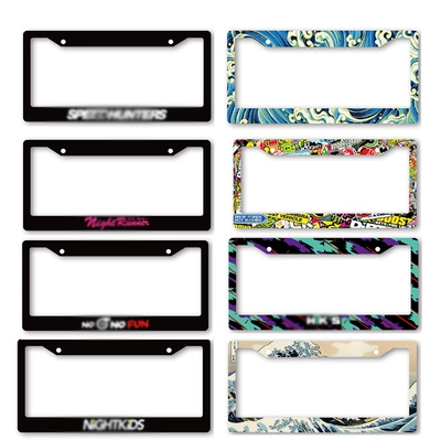License Plate Frame Plastic Three-Dimensional License | License plate holder/license plate holder