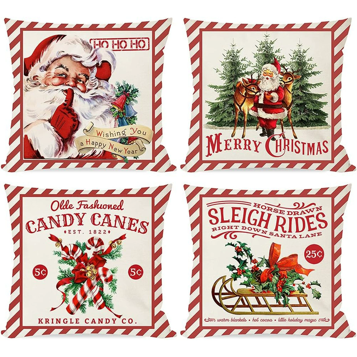 Pillow, Christmas winter pillowcase, sofa, Amazon, (Cross-border trading)