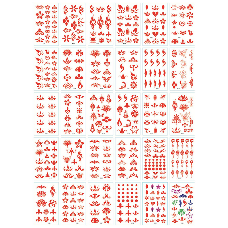 Pequeñas pegatinas de tatuajes de flores impermeables frescas, tatuajes de hombres y mujeres sexy, cicatrices desechables, pegatinas de tatuajes de rosas personalizadas