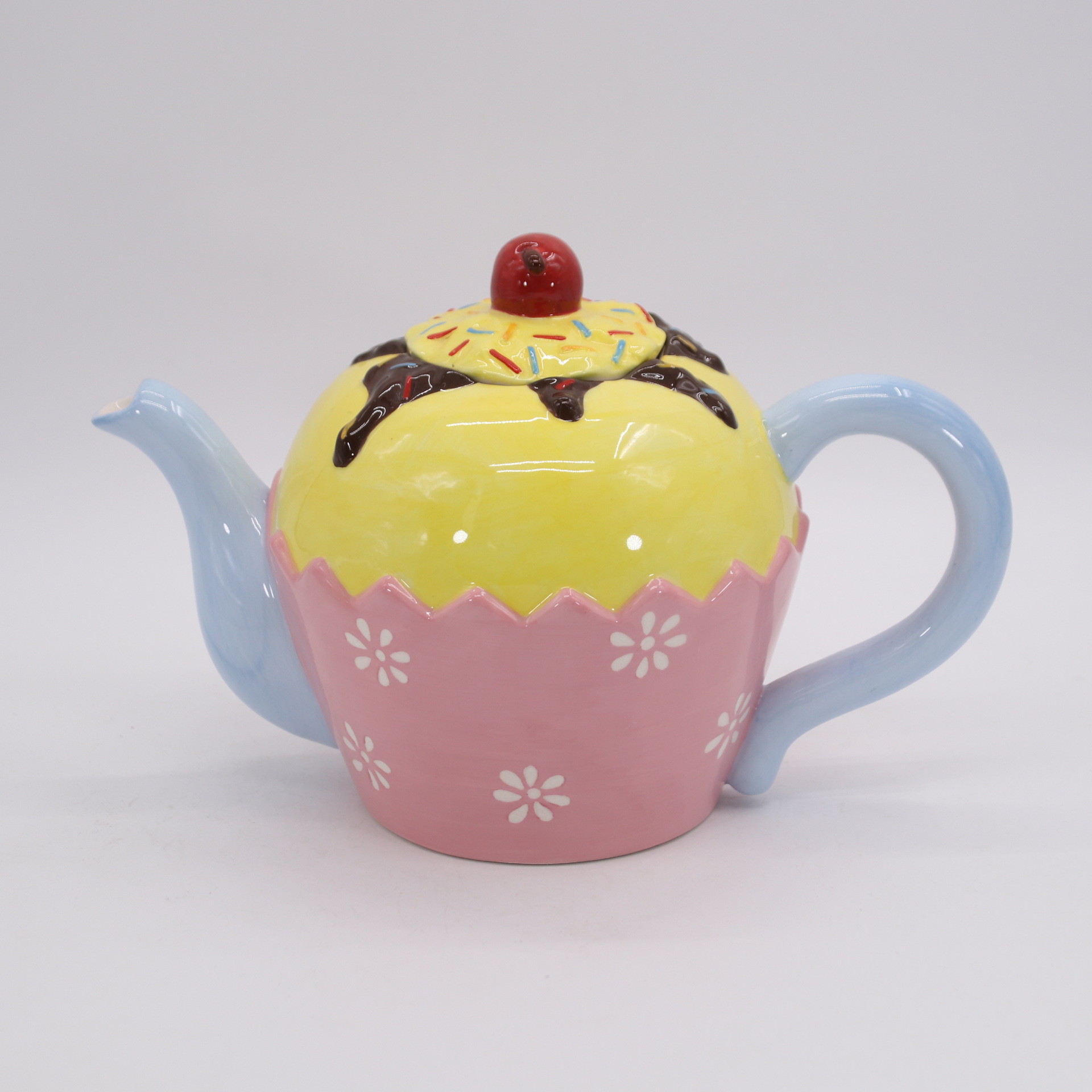 Creative cartoon cute teapot for ice cream, storage system, custom-made