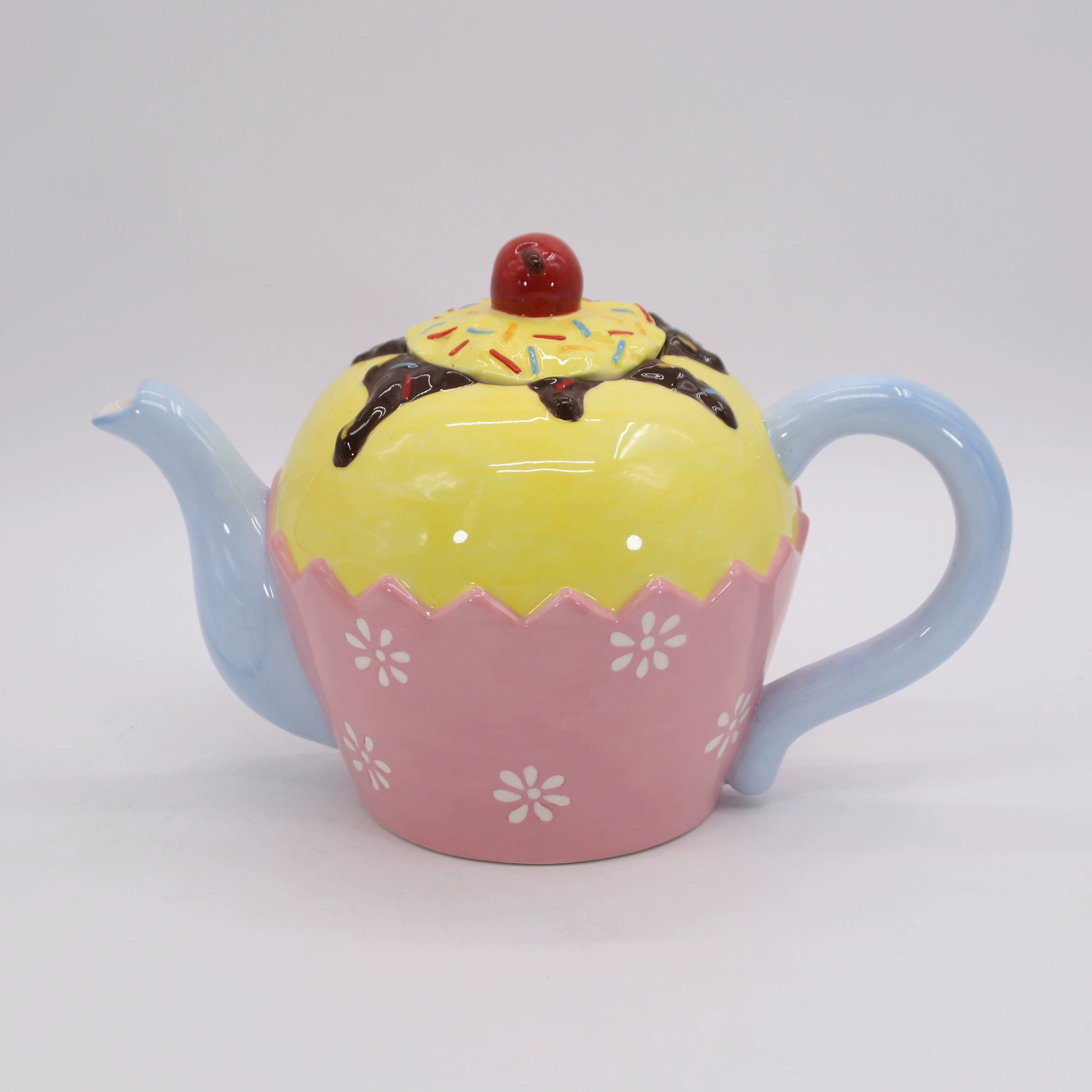 Creative cartoon cute teapot for ice cream, storage system, custom-made