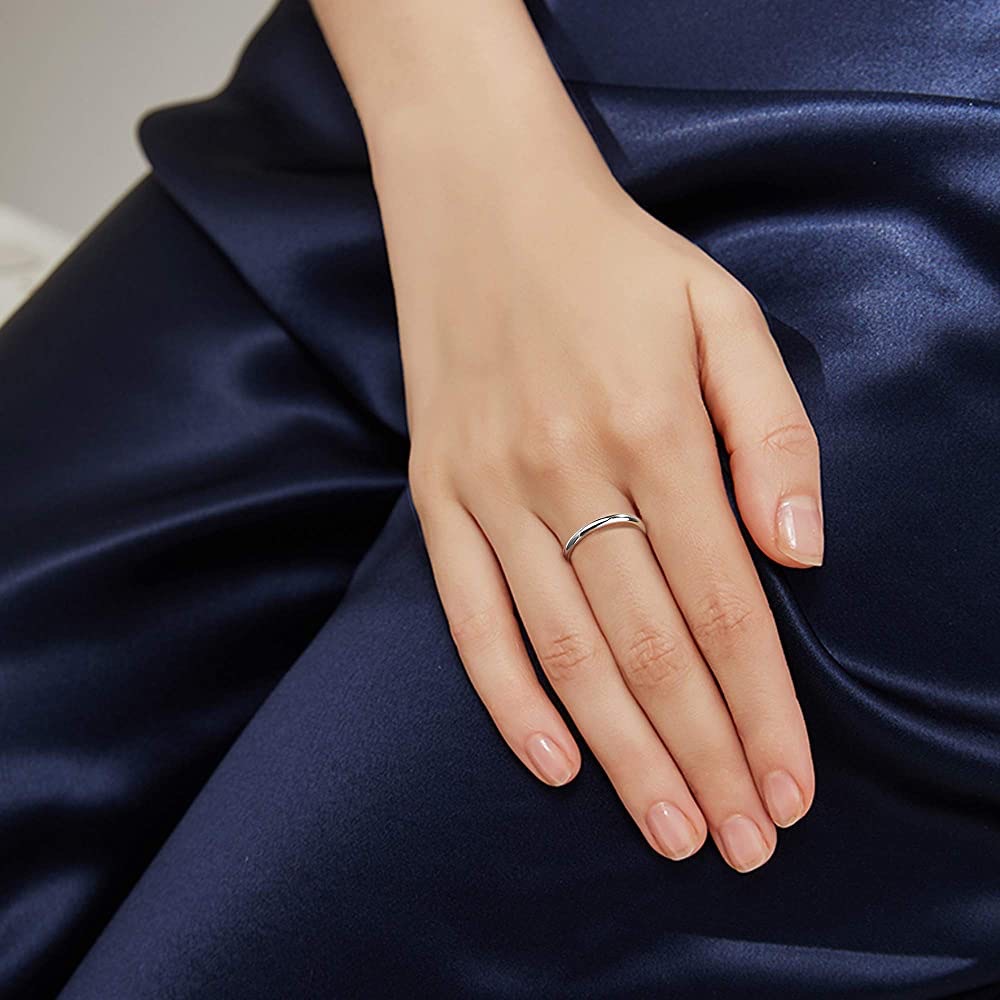 Fashion Geometric Copper Open Ring 2 Piece Set