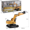 Metal excavator, mixing stick, children's car, 4G, scale 1:24, remote control