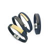 Fashionable trend polyurethane woven jewelry, bracelet stainless steel for beloved, suitable for import, European style