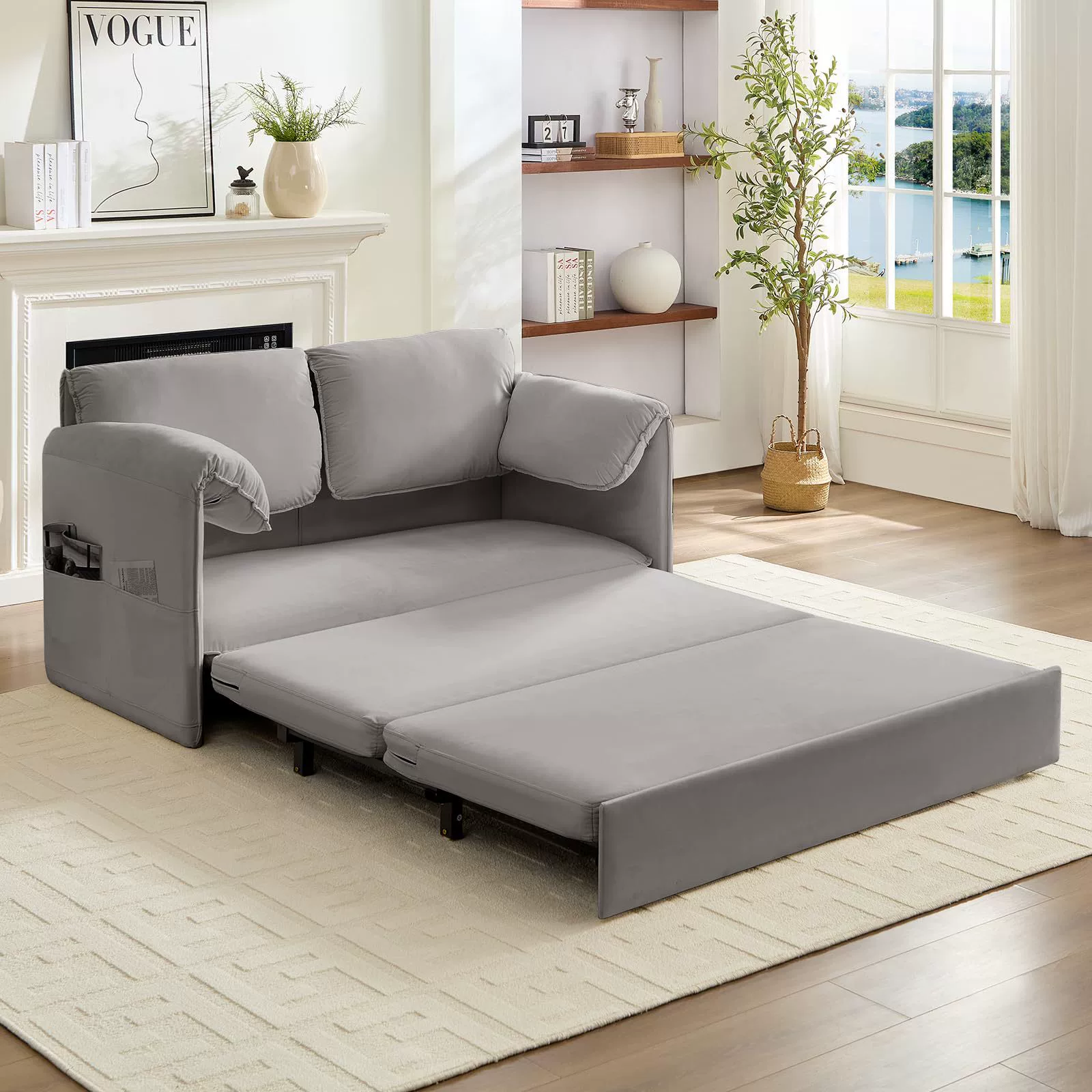 Amazon Многофункциональный диван-кровать со слоновьими ушками, складной двухтактный маленький бытовой простой диван-кровать