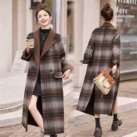 2025年秋季格子羊绒大气双面羊绒女新款【现货】