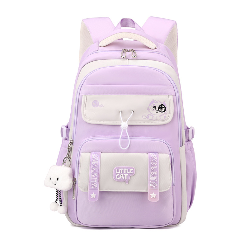 2025 nuevo estilo simple, lindo, de alto valor, mochila escolar de grado 5-6, mochila de gran capacidad para estudiantes