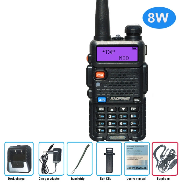 Baofeng BF-UV5R Диалог 8W Внешняя торговля Экспорт Amazon горячий спрос UV двойной двойной двойной двойной Baofeng 5R
